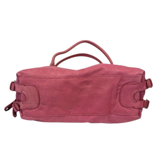 B Makowsky HIbiscus Silver Tone Oslo Medium Satchel w/Dust Bag NWT MSRP 248 FLAW - Picture 8 of 13